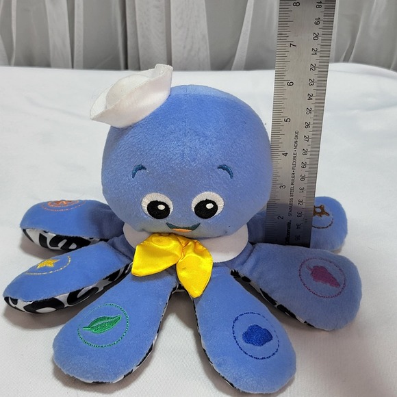 Baby Einstein Plush Octopus Multilingual Music Talking Toy Stuffed Animal Works - Picture 7 of 8